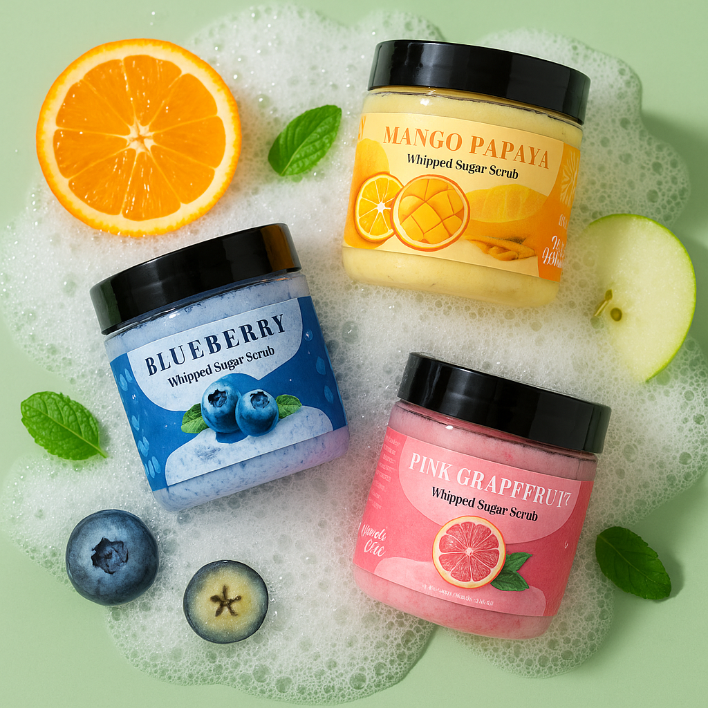 Grapefruit Whipped Sugar Scrub