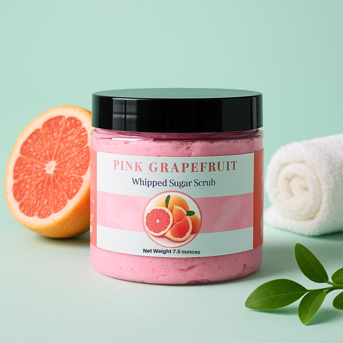 Grapefruit Whipped Sugar Scrub