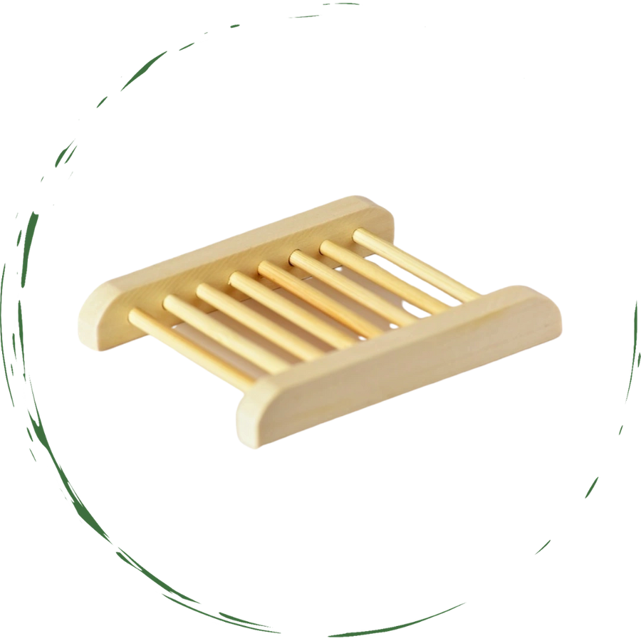 4-Pack Bamboo Soap Dish