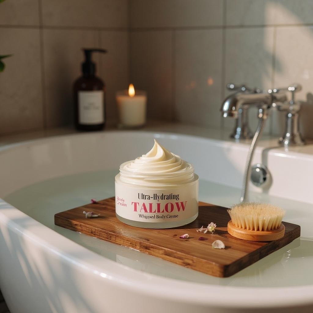 Ultra Hydrating Grass-Fed Tallow Whipped Body Cream