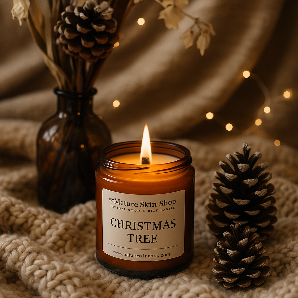 Christmas Tree Wood Wick Soy Candle
